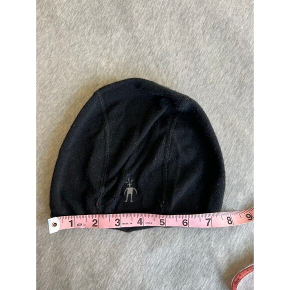 Smartwool Headliner 100% merino wool under helmet hat adult black ski snowboard - Picture 3 of 5